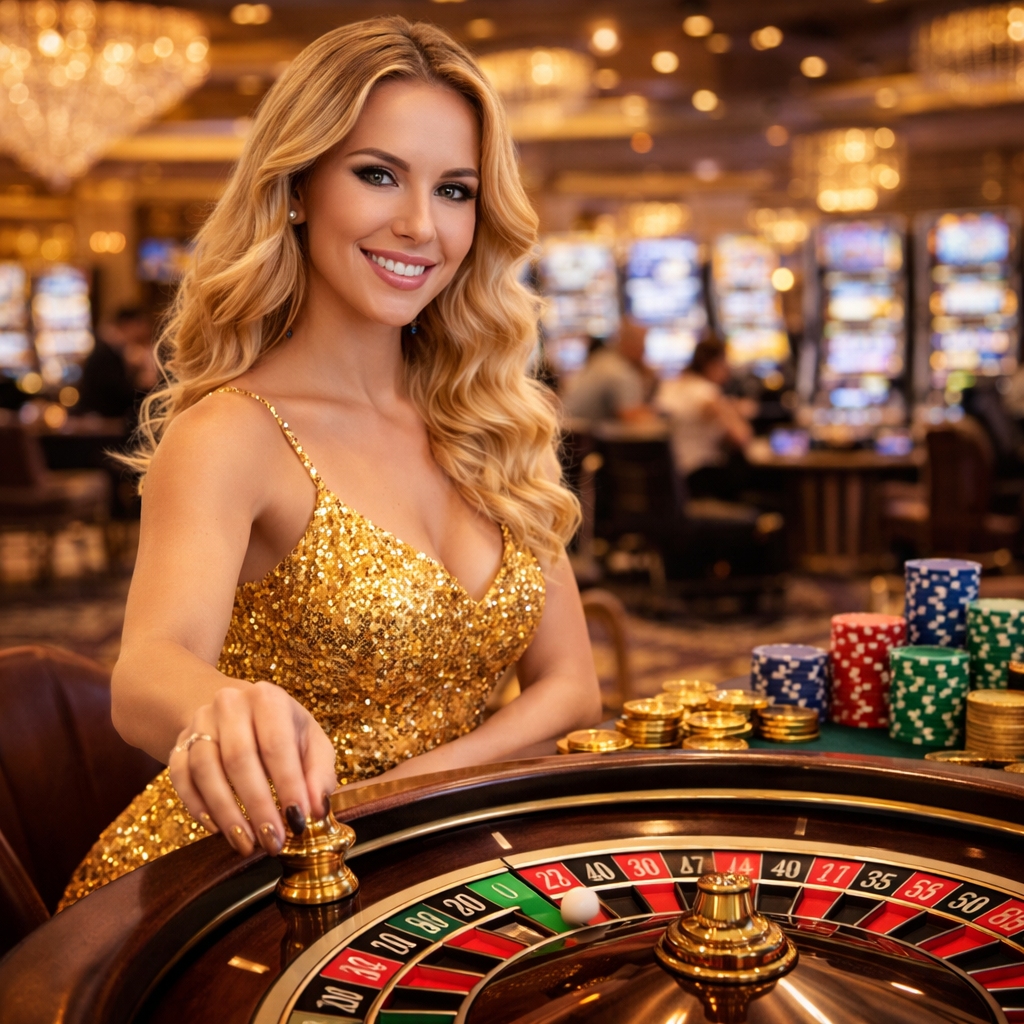 Jogos de Cassino Premium - Slots, Roleta, Blackjack e Dealer Ao Vivo
